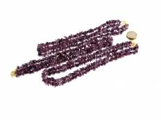 Amethyst Chip Bead Necklace