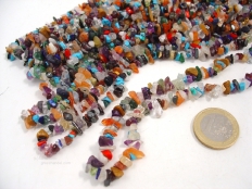 'Disco' - Colorful Mix Chip Bead Necklace