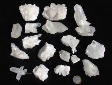 Rock Crystal / Quartz Clusters - 1 lb