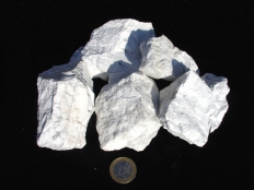 Magnesite (Howlite) Rough Stones - 1 lb