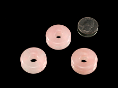 Rose Quartz Jewelry Donut 30 mm - 1 pc