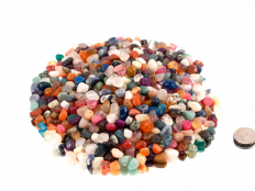 Colorful Tumbled Stones Mix - 1 lb - 6 Sizes available!