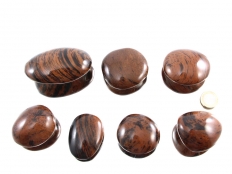 Mahogany Obsidian XL Tumbled Stones - 1 lb