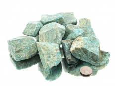 Amazonite Rough Stone A Grade - 1 lb