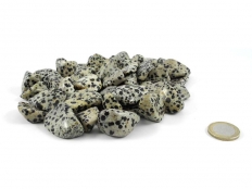 Dalmatian Tumbled Stones - 1 lb