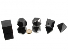 Platonic Solids Set Shungite - 1 set
