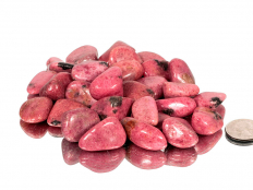 Rhodonite Tumbled Stones - 1 lb