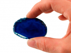 Agate Slices Blue Small - 1 pc