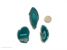 Agate Slices Teal Small - 1 pc
