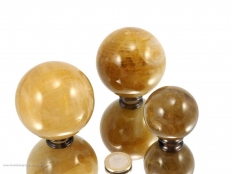 Golden Quartz Spheres - 1 lb