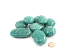 Amazonite XL Tumbled Stones - 1 lb