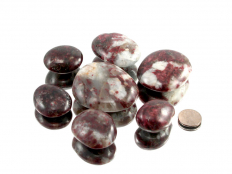 Red Tourmaline (Rubellite) XL Tumbled Stones - 1 lb