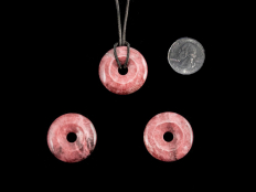 Thulite Jewelry Donut 30 mm - 1 pc