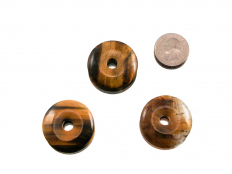 Tiger Eye Jewelry Donut 35 mm - 1 pc