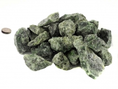 Diopside Small Rough Stones (1-2 inches) - 1 lb