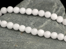 Barite Round Bead Necklace 19 in - 1 pc