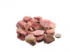 Thulite Small Rough Stones 1-2 in - 1 lb
