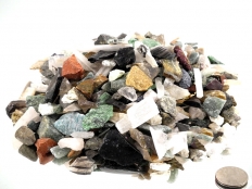 Raw Stones mix - 0.5 to 1 inch - 1 lb