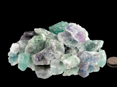 Fluorite Small Rough Stones - 1 lb