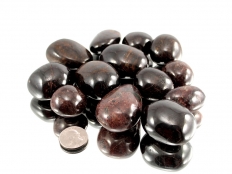 Garnet XL Tumbled Stones - 1 lb