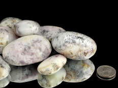 Dendritic Opal XL Tumbled Stones - 1 lb