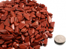 Red Jasper mini Tumbled Stones - 1 lb