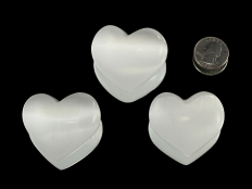Selenite (Gypsum) Heart - 1 pc