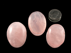 Rose Quartz Carry Stone - 1 pc