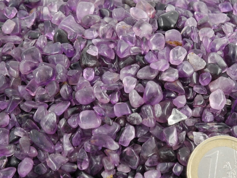 Details about  / One Tumbled Small Amethyst Purple Crystal Specimen Healing Polished 1
