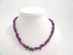 Amethyst Chip Bead Necklace