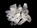 Medium Quartz Crystals, A-B Grade, 1.5-3 In - 1 lb