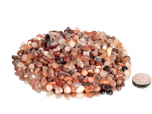 Agate tumbled stones mini natural - 1lb