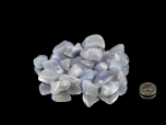 Blue Lace Agate Tumbled Stones - 1 lb