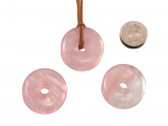 Rose Quartz Jewelry Donut 40 mm - 1 pc