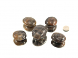 Moonstone Black XL Tumbled Stones - 1 lb