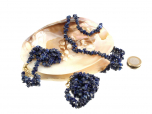 Lapis Lazuli Chip Bead Necklace