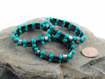 Hematite / Turquoise Bracelet - 1 pc