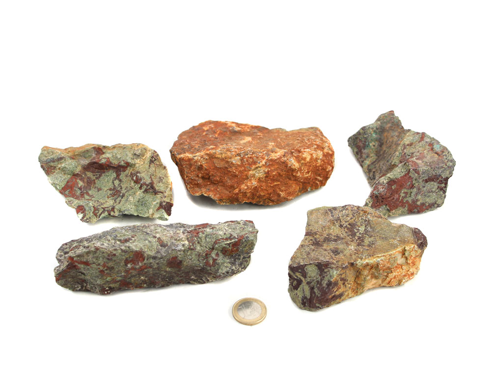 Dragon Blood Jasper Rough Stones - 1 lb