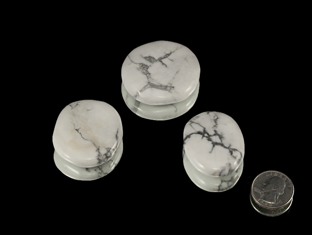 Magnesite (Howlite) Carry Stone - 1 pc