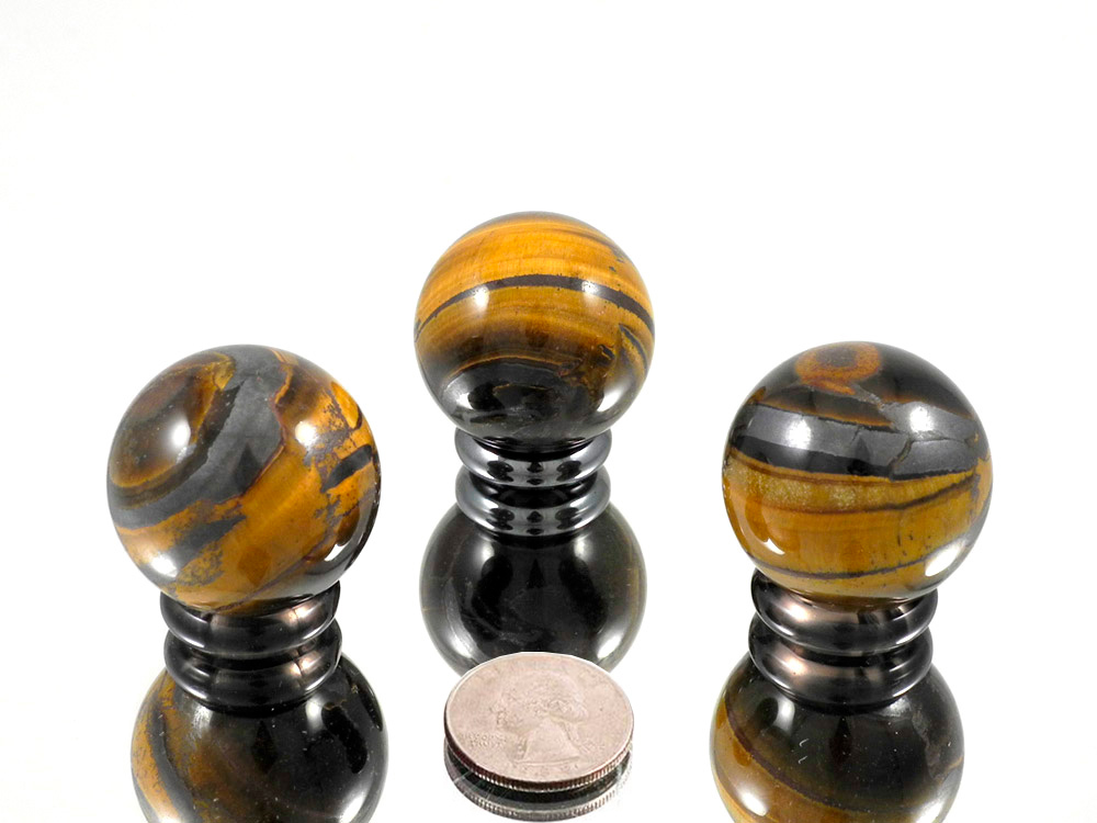 Tiger Eye Spheres 40 mm - 1 pc