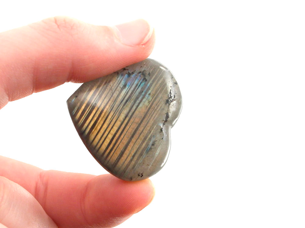 Labradorite Heart - 1 pc