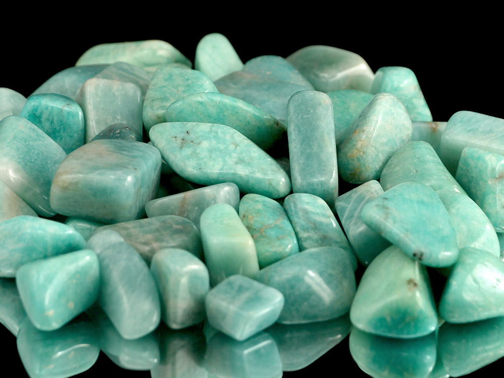 Amazonite Tumbled Stones - 1 lb