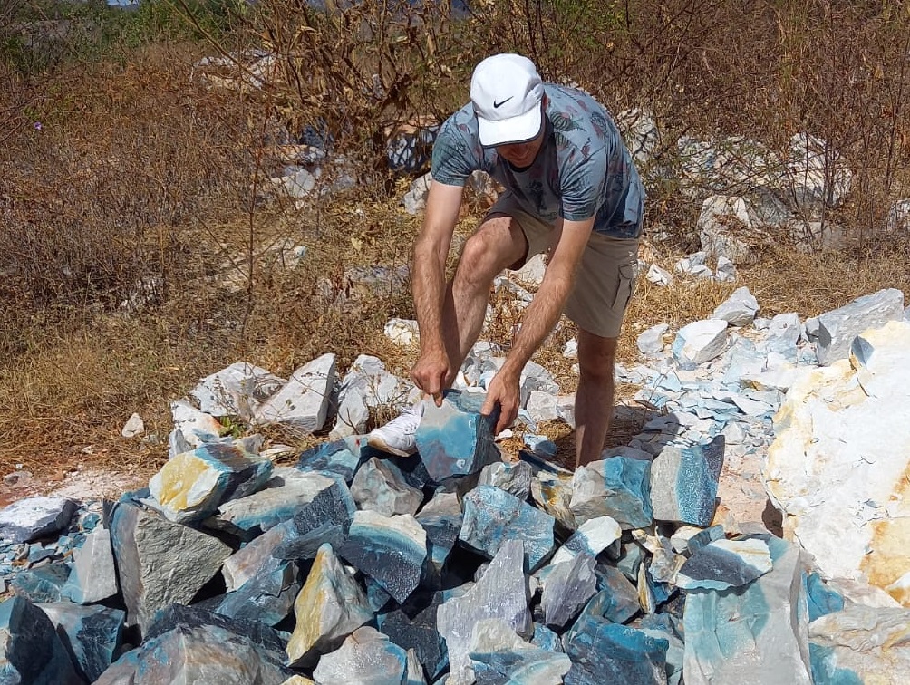 Trolleite Drop Bead Pendant - 1 pc