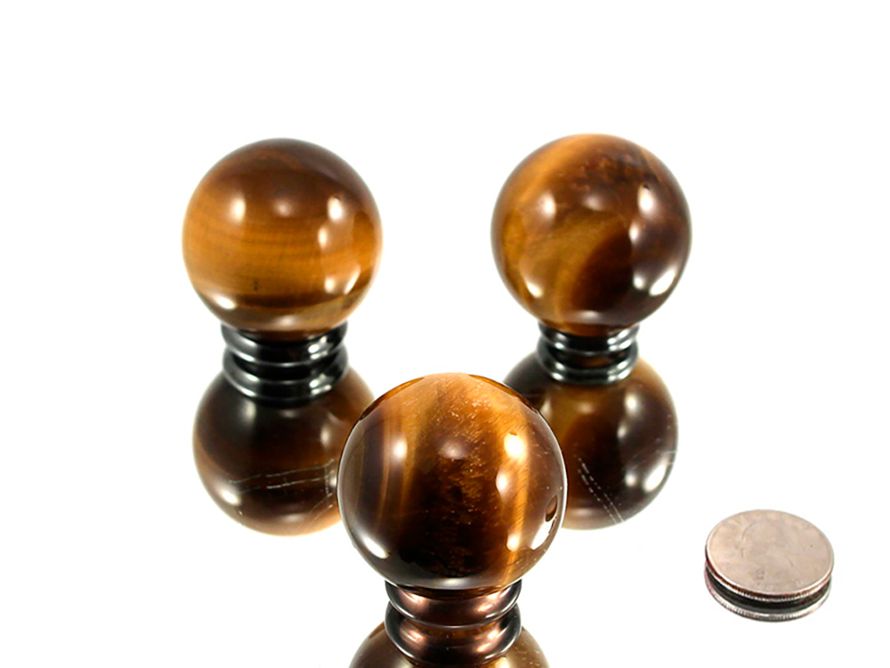 Tiger Eye Spheres 40 mm - 1 pc