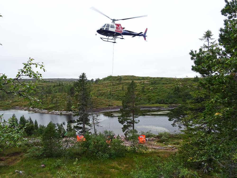 Thulite Palm Stone - 1 pc