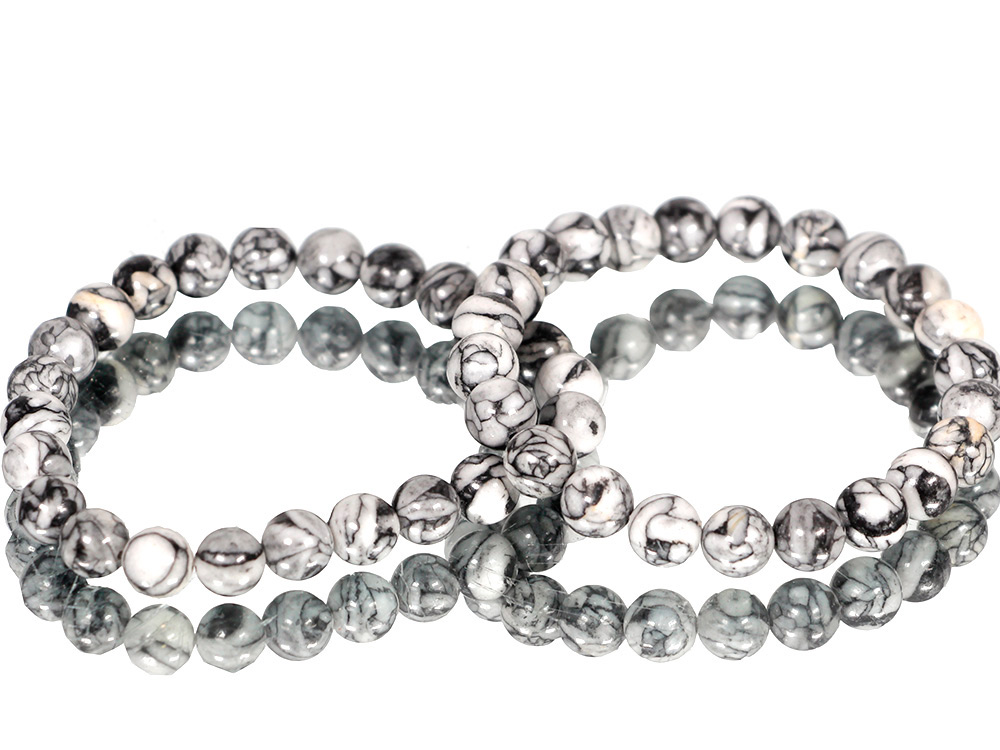 Pinolite Bracelet 8 mm - 1 pc