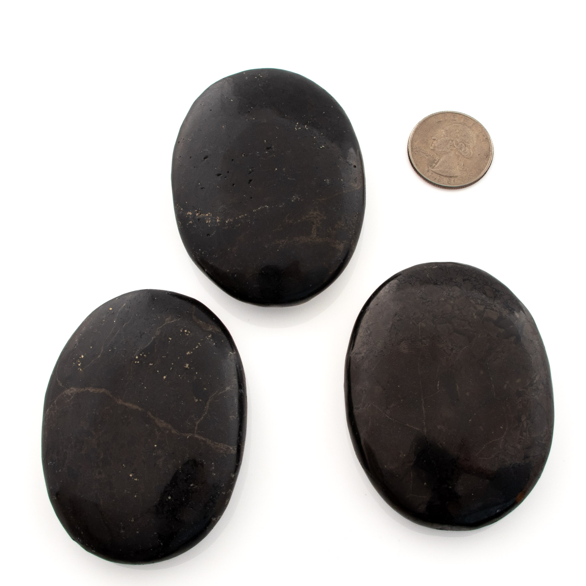 Shungite Palm Stones - 1 pc