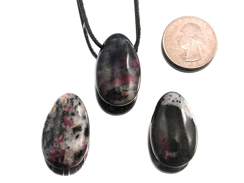 Eudialyte Drop Bead Pendant