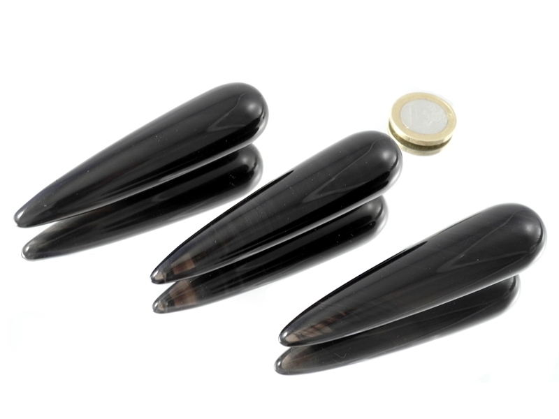 Midnight Lace Obsidian Massage Wands