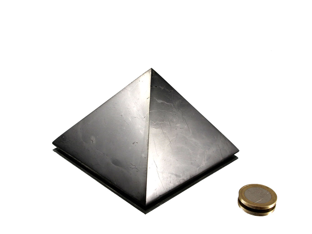 Shungite Pyramid 2 in - 1 pc